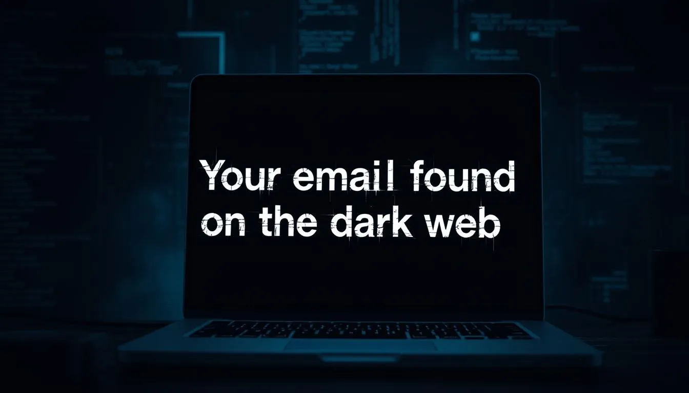 "my email was found on the dark web"